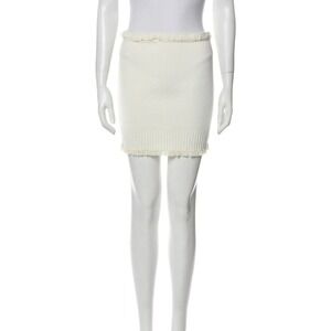 For Love & Lemon Mini Skirt Size S  Cream